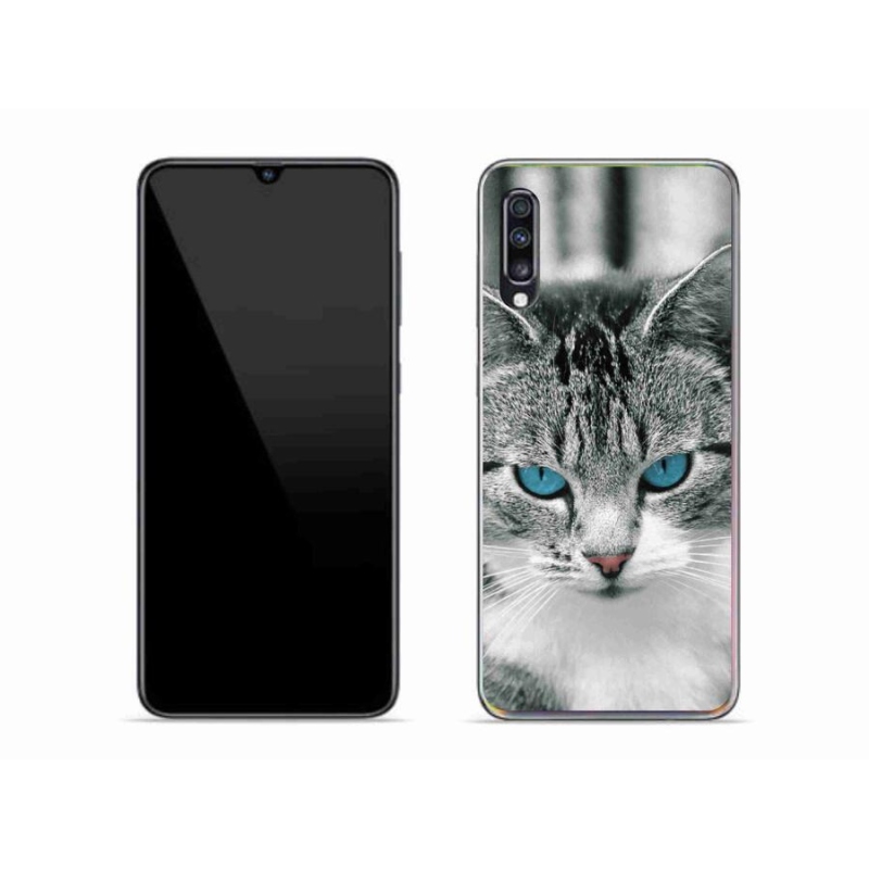 Zselés borítás mmCase Samsung Galaxy A70 - macskaszem 1