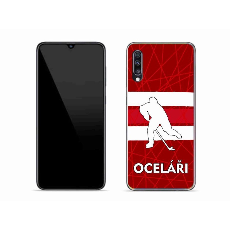 Gél borítás mmCase Samsung Galaxy A70 - Steelers