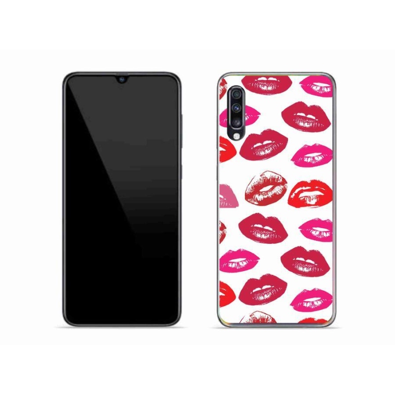Zselés borítás mmCase Samsung Galaxy A70 - ajkakhoz