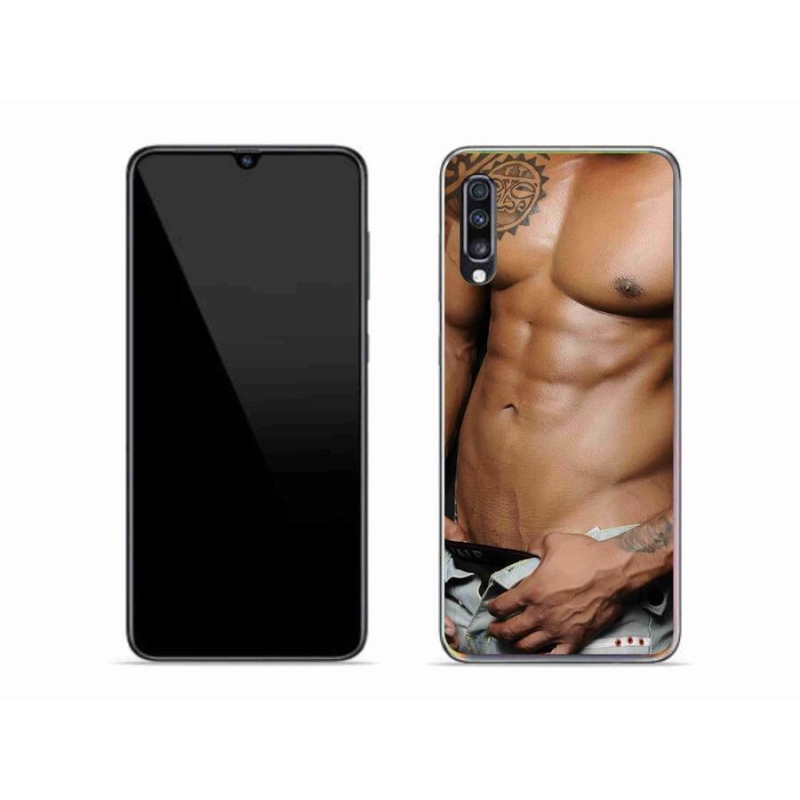 Gél borítás mmCase Samsung Galaxy A70 - szexi férfi