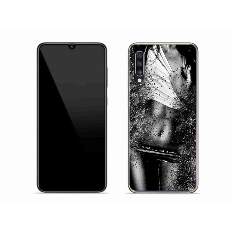 Gél borítás mmCase Samsung Galaxy A70 - szexi nő 1