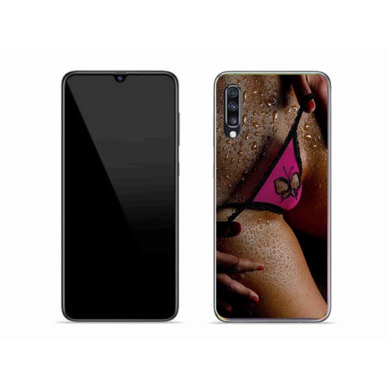 Gél borítás mmCase Samsung Galaxy A70 - szexi nő