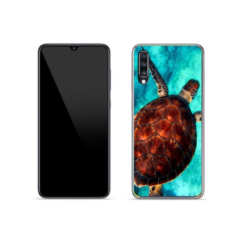 Gél védőhuzat mmCase Samsung Galaxy A70 - teknősbéka