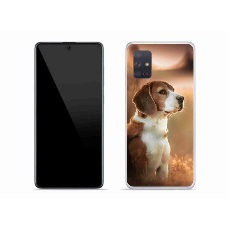Gél védőhuzat mmCase Samsung Galaxy A71 készülékhez - bézs színű