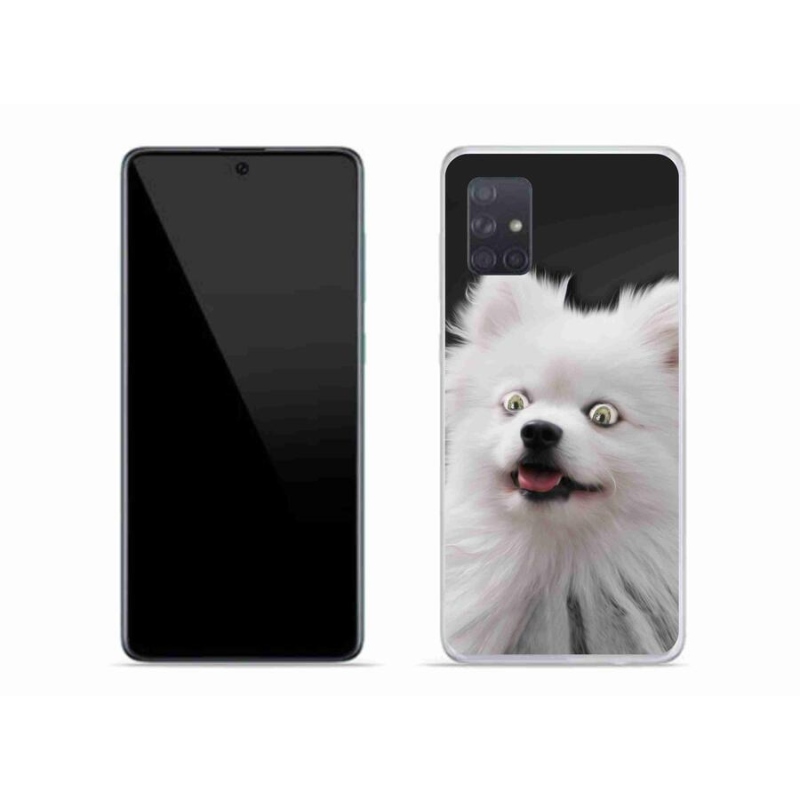 Zselés borítás mmCase Samsung Galaxy A71 - fehér tüske
