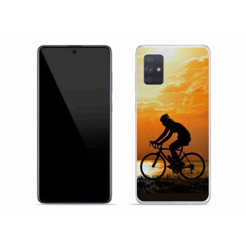 Gél borító mmCase Samsung Galaxy A71 - kerékpározás