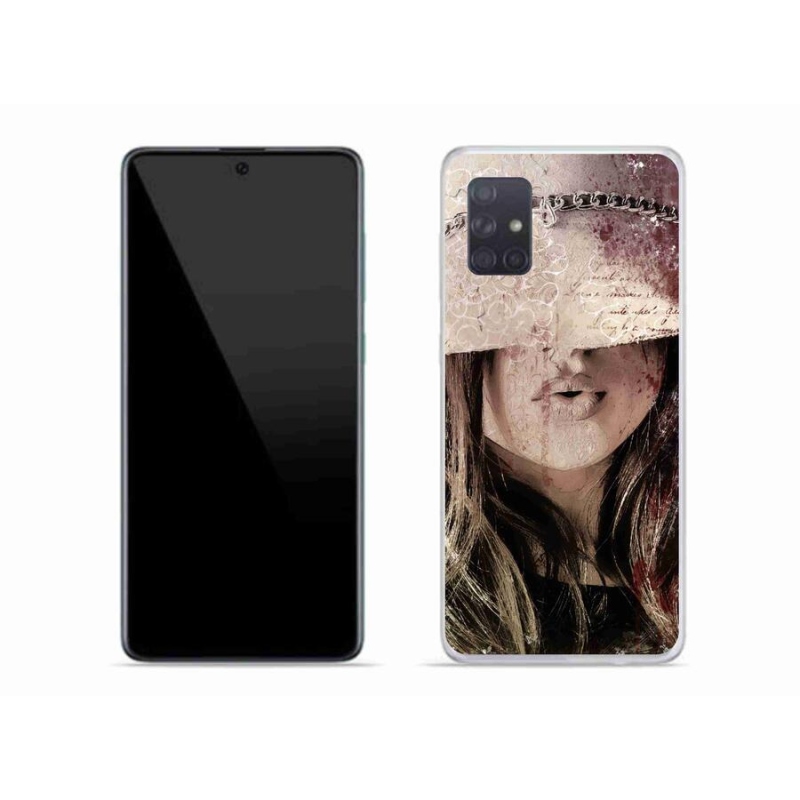 Zselés borítás mmCase Samsung Galaxy A71 - lányhoz