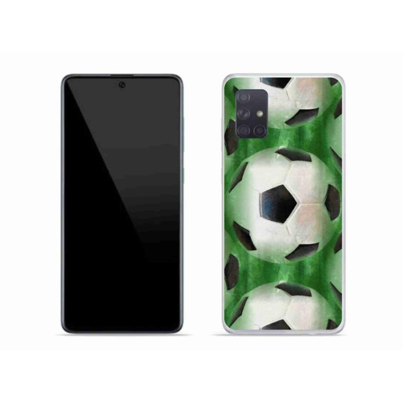 Gél borítás mmCase a mobil Samsung Galaxy A71 - focilabda
