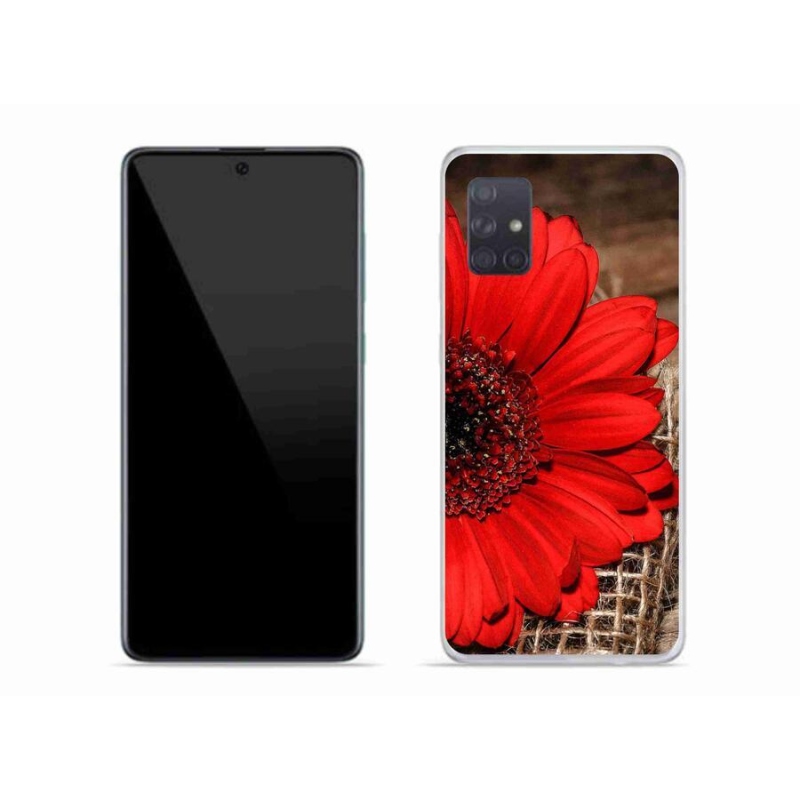 Gél borítás mmCase Samsung Galaxy A71 készülékhez - gerbera