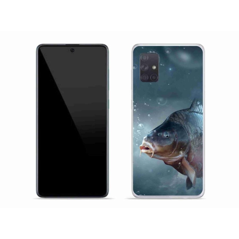 Gél borítás mmCase Samsung Galaxy A71 - ponty és buborékok