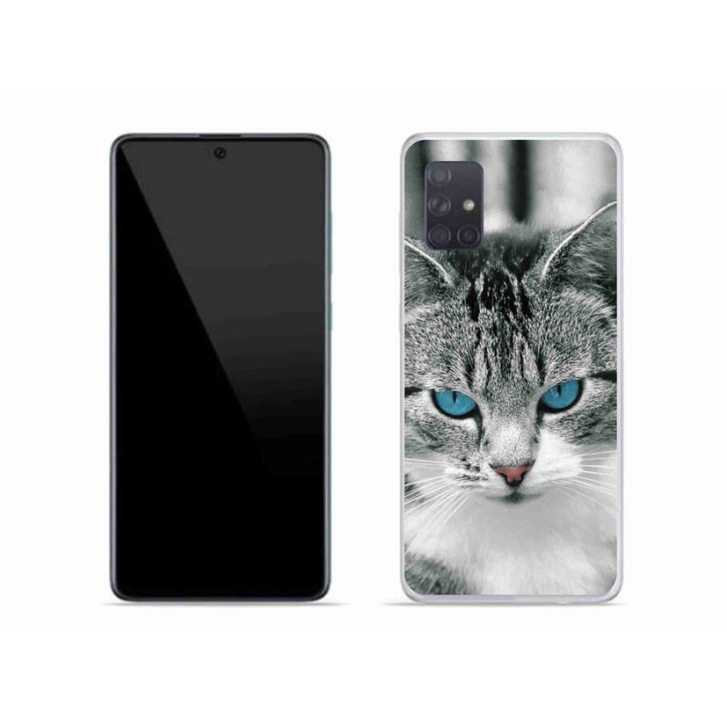 Zselés borítás mmCase Samsung Galaxy A71 - macskaszem 1