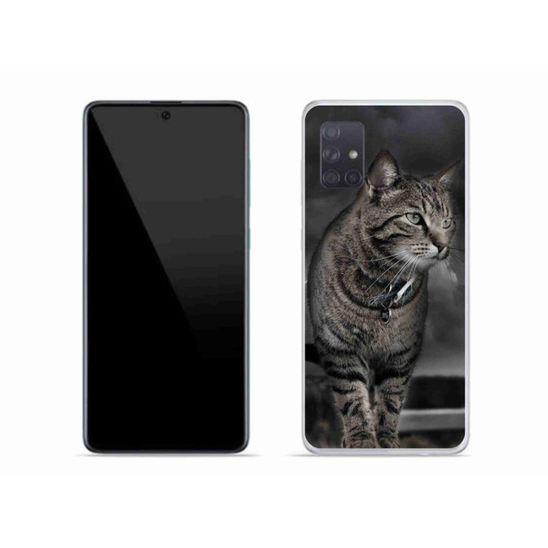 Zselés borítás mmCase Samsung Galaxy A71 - macska