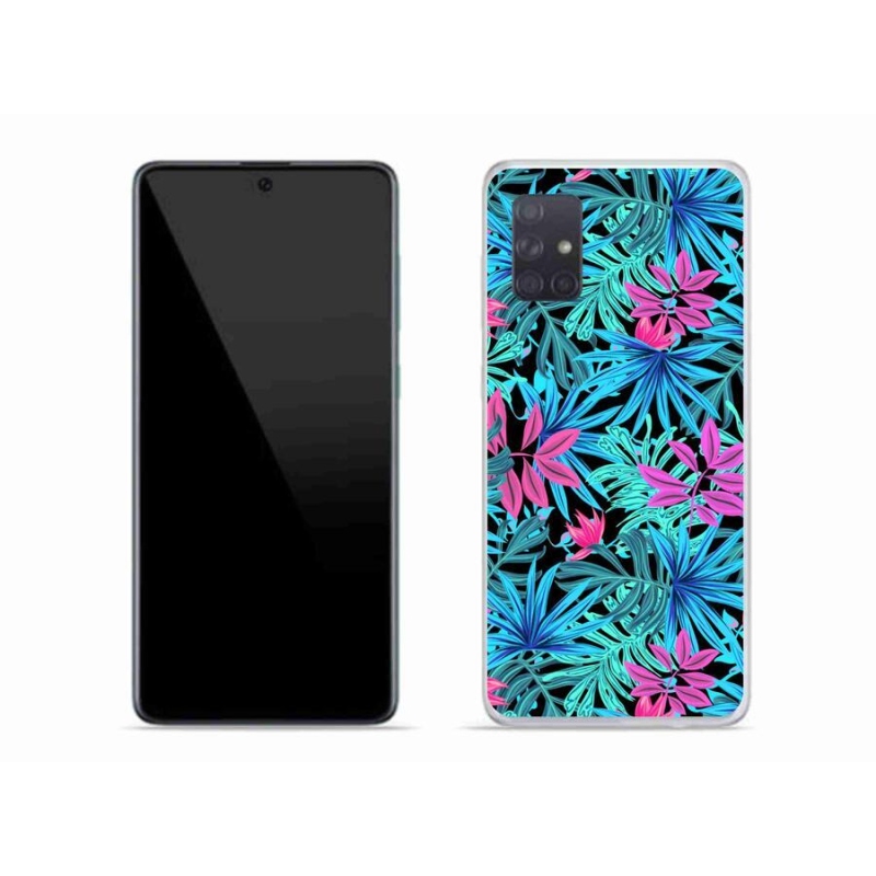 Gél borítás mmCase Samsung Galaxy A71 - virágok 3