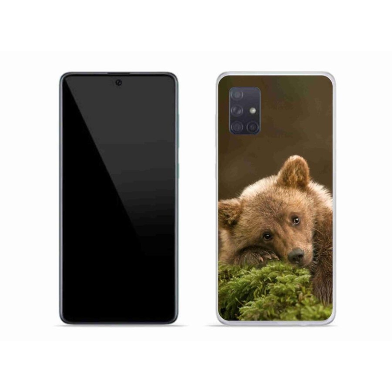 Zselés borítás mmCase Samsung Galaxy A71 - medve