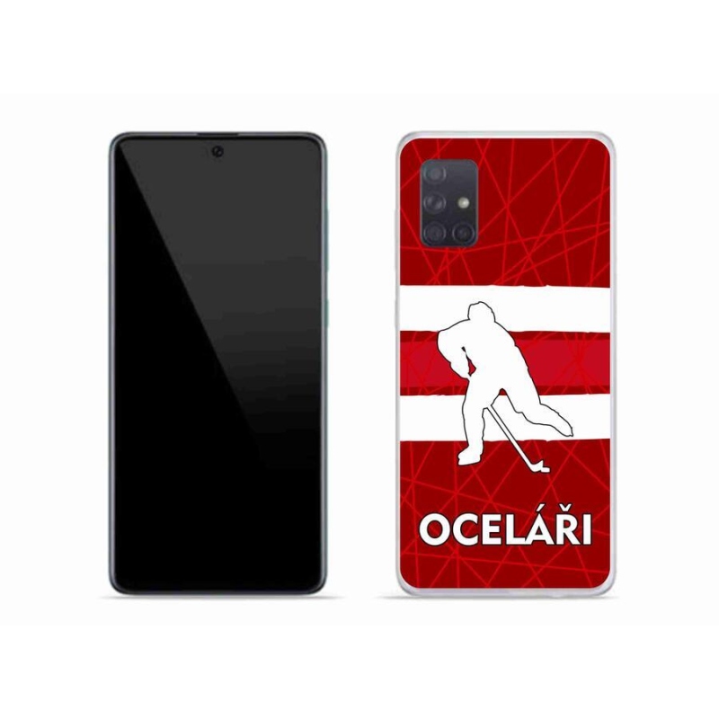 Zselés borítás mmCase Samsung Galaxy A71 - Acélszínűek