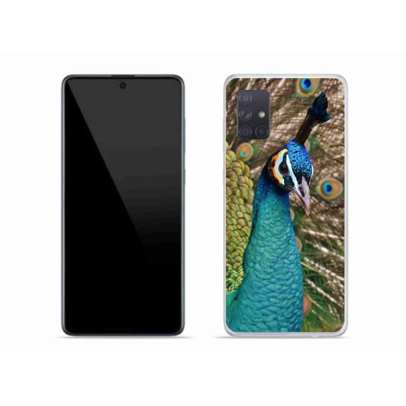 Zselés borítás mmCase Samsung Galaxy A71 - páva