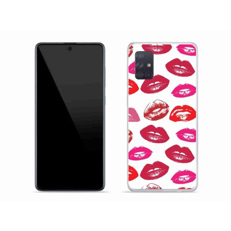 Zselés borítás mmCase Samsung Galaxy A71 - ajkakhoz