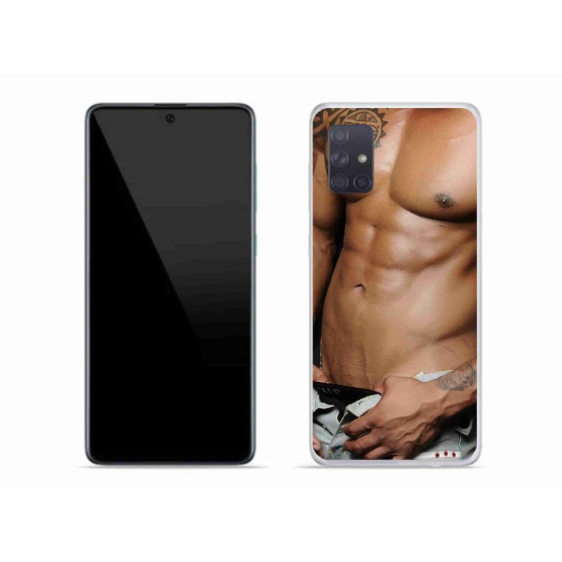 Gél borítás mmCase Samsung Galaxy A71 - szexi férfi