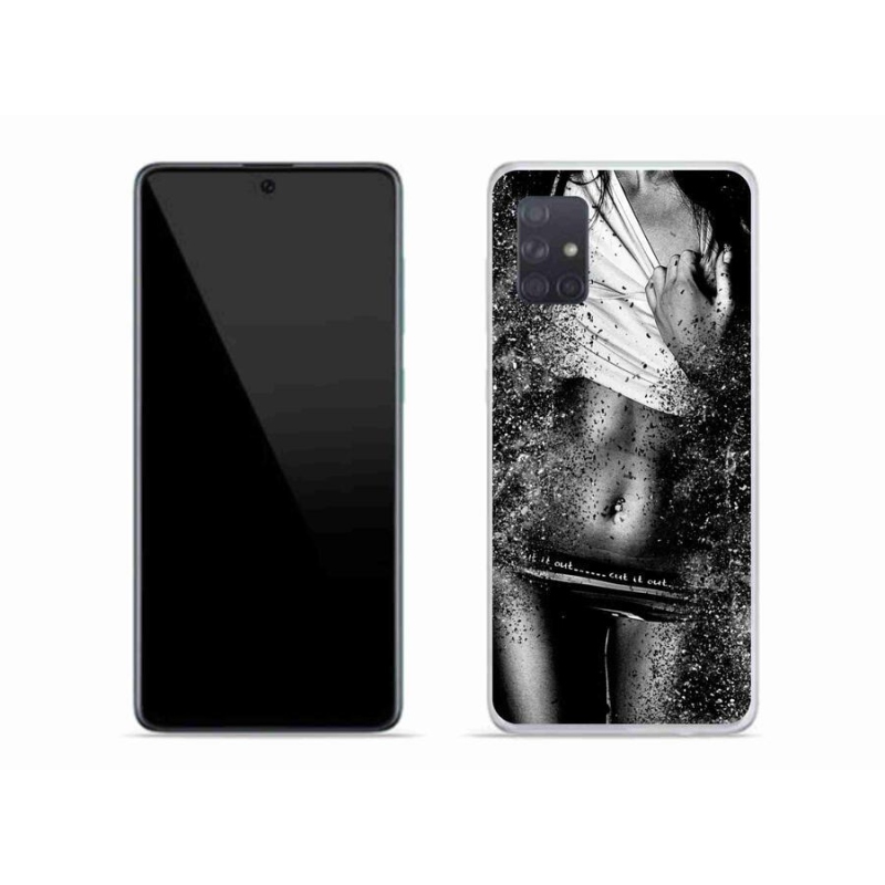 Gél borító mmCase mobiltelefonhoz Samsung Galaxy A71 - szexi nő 1