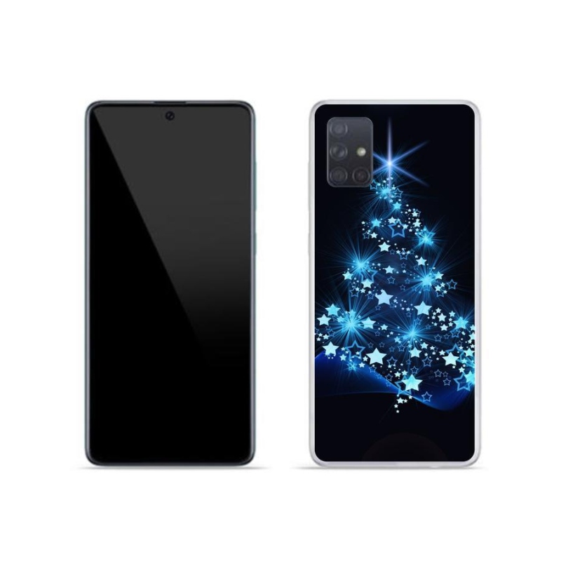 Gél borítás mmCase Samsung Galaxy A71 - Karácsonyfa