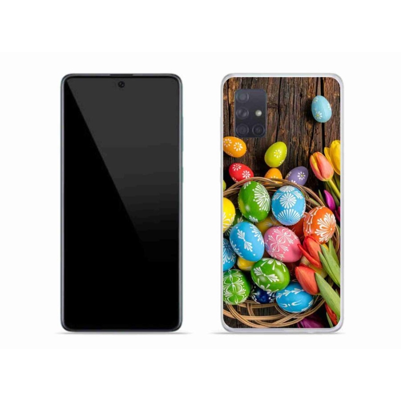 Gél borítás mmCase Samsung Galaxy A71 - Húsvéti tojás