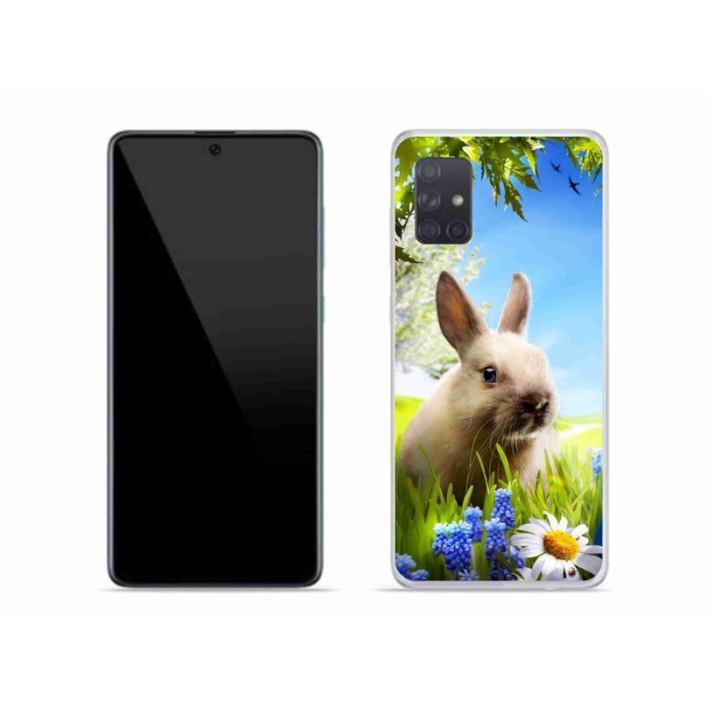 Zselés borítás mmCase Samsung Galaxy A71 - nyuszi