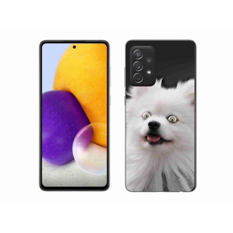 Zselés borítás mmCase Samsung Galaxy A72/A72 5G - fehér tüske
