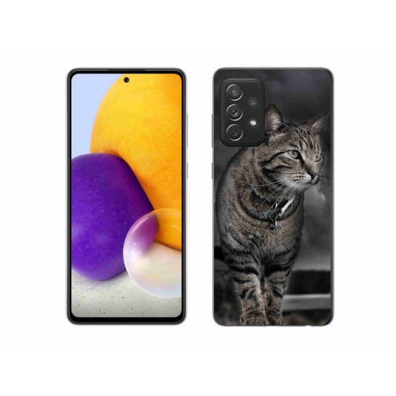 Zselés borítás mmCase Samsung Galaxy A72/A72 5G - macska