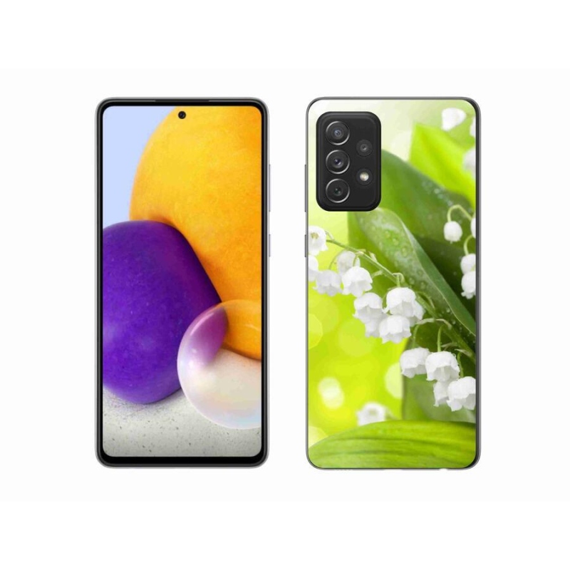 Gél borító mmCase Samsung Galaxy A72/A72 5G - lily of the valley - gyöngyvirág