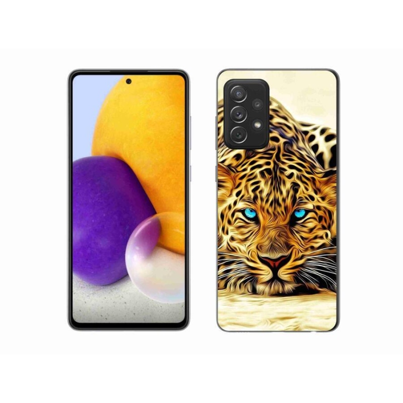 Zselés borítás mmCase Samsung Galaxy A72/A72 5G - rajzfilm tigrishez