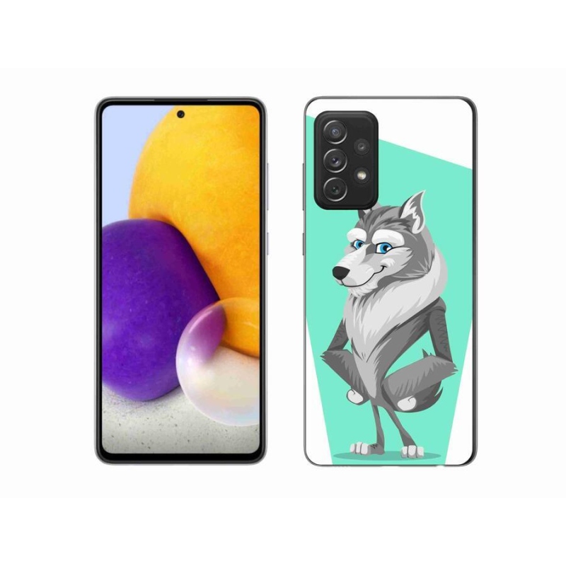 Zselés borítás mmCase Samsung Galaxy A72/A72 5G - rajzfilmfarkas