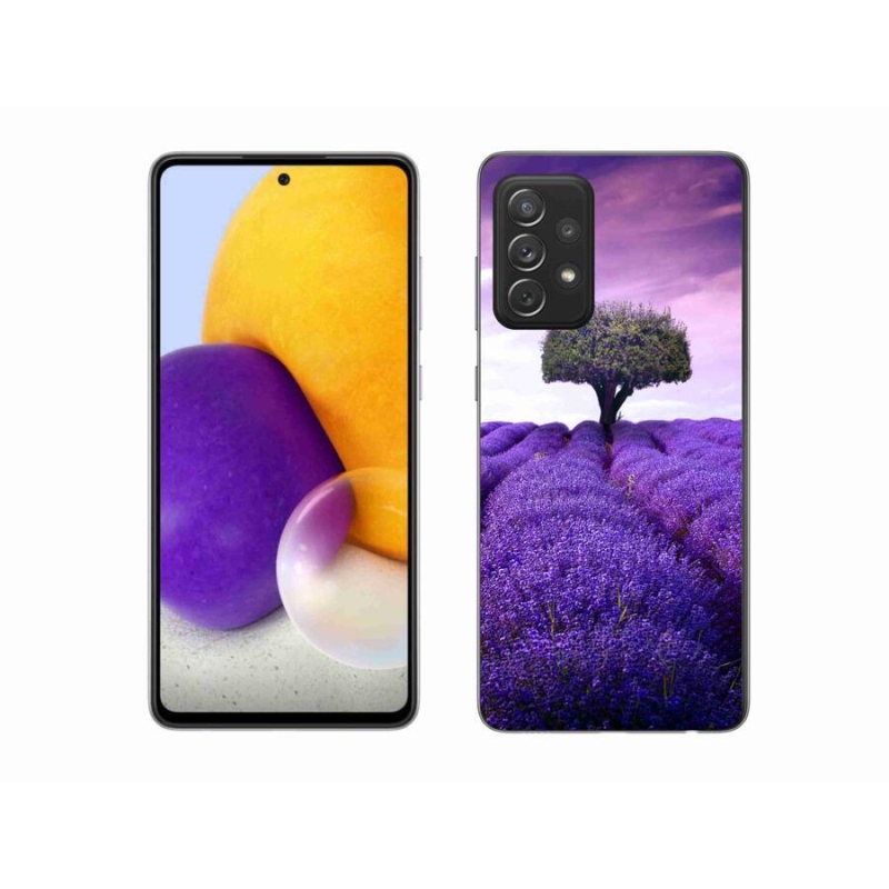 Gél védőhuzat mmCase Samsung Galaxy A72/A72 5G - levendula rét