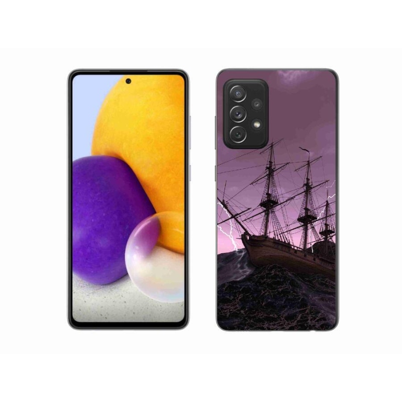 Zselés borítás mmCase Samsung Galaxy A72/A72 5G - hajó a viharban