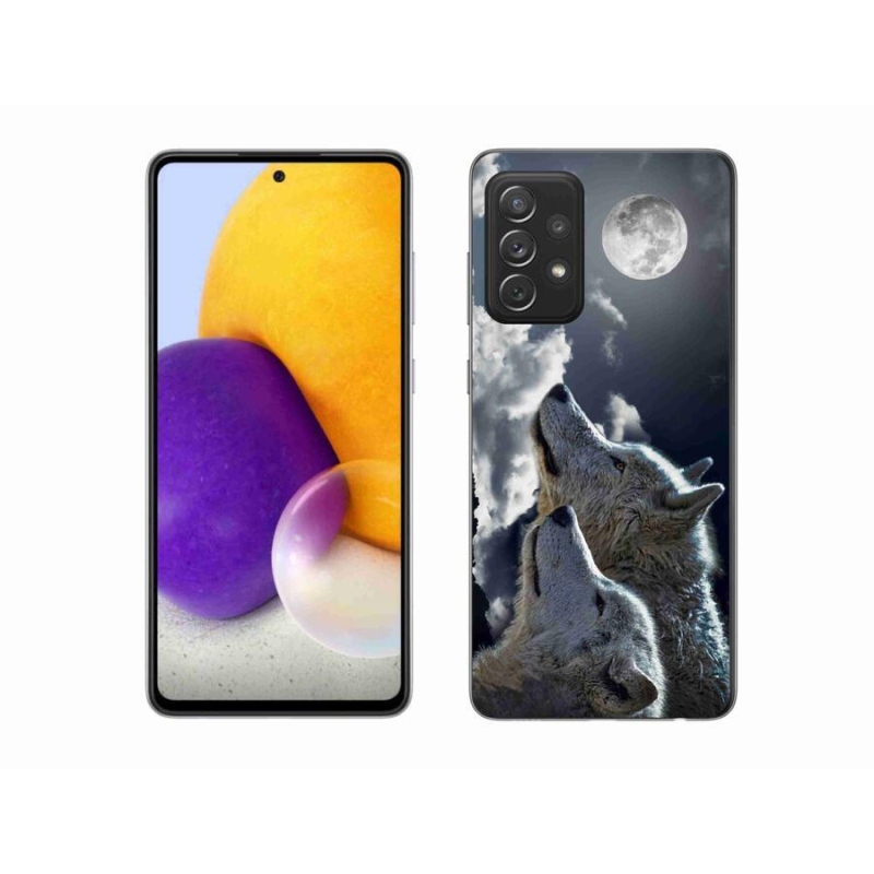 Zselés borítás mmCase Samsung Galaxy A72/A72 5G - farkasok