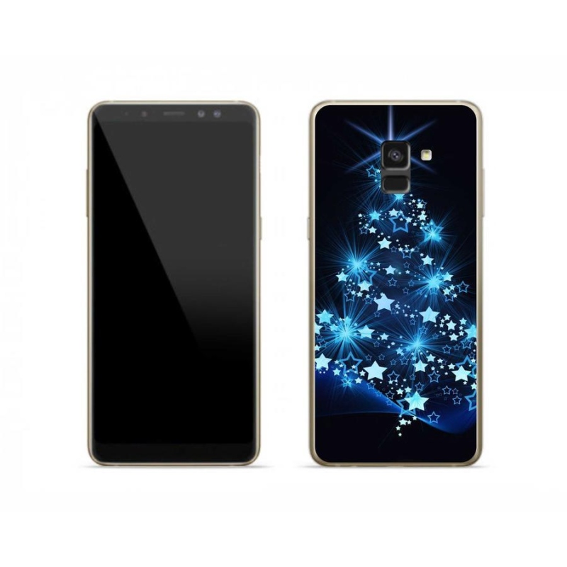 Gél borítás mmCase Samsung Galaxy A8 (2018) - karácsonyfa