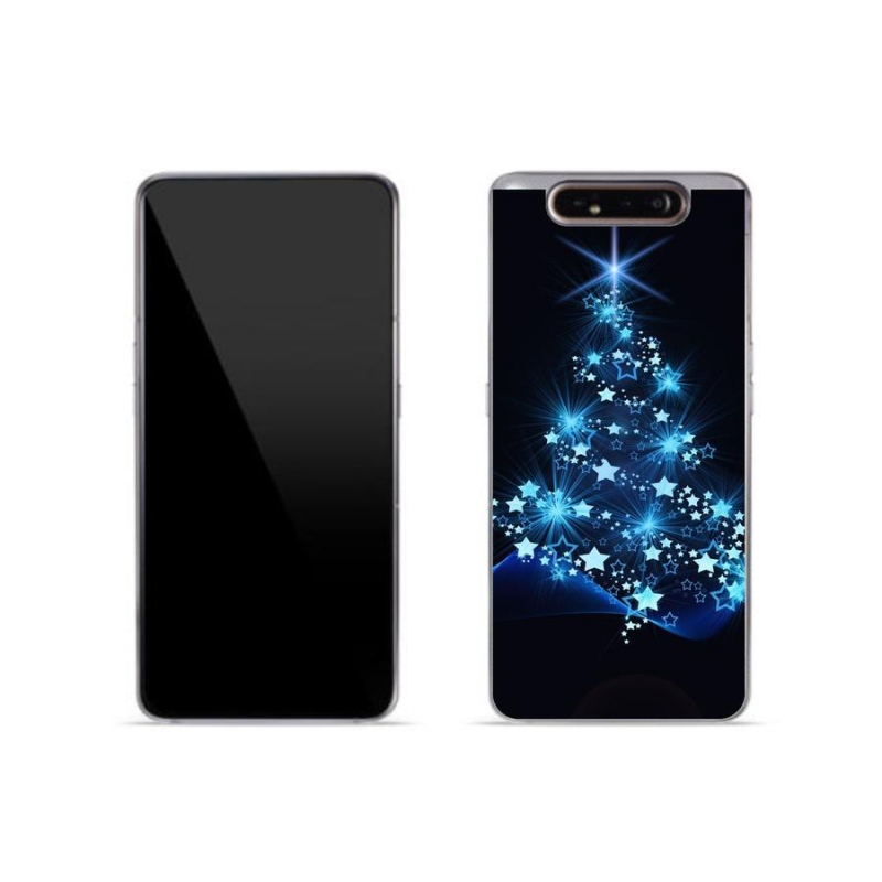 Gél borítás mmCase Samsung Galaxy A80 - karácsonyfa