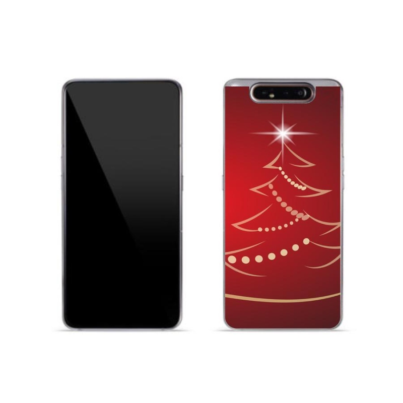 Zselés borítás mmCase Samsung Galaxy A80 készülékhez - zebra