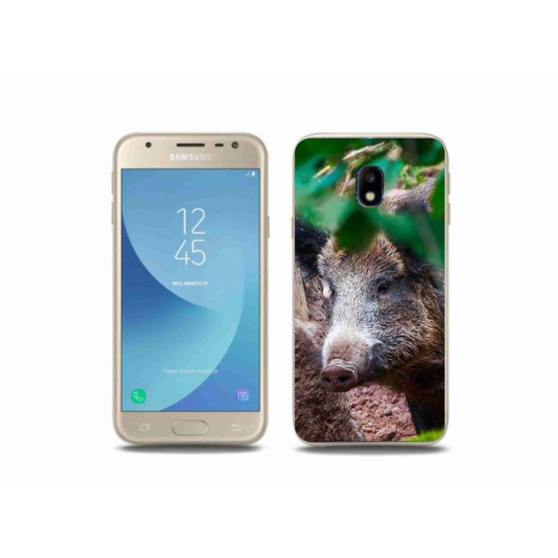 Gél borító mmCase Samsung Galaxy J3 (2017) - vaddisznóhoz