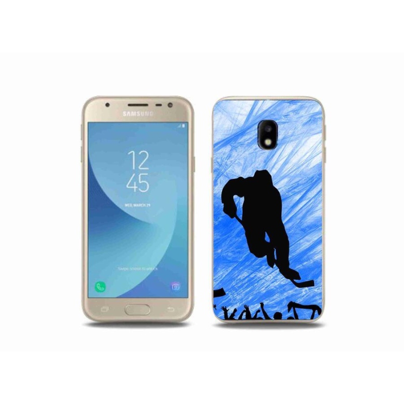 Gél borítás mmCase Samsung Galaxy J3 (2017) - hokis játékoshoz