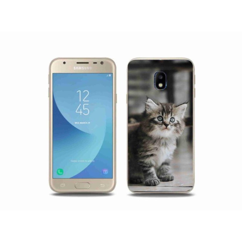 Gél borítás mmCase Samsung Galaxy J3 (2017) - cica