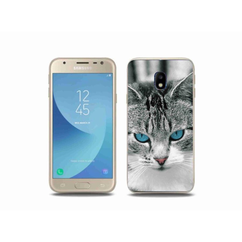 Gél borító mmCase Samsung Galaxy J3 (2017) - macskaszem 1