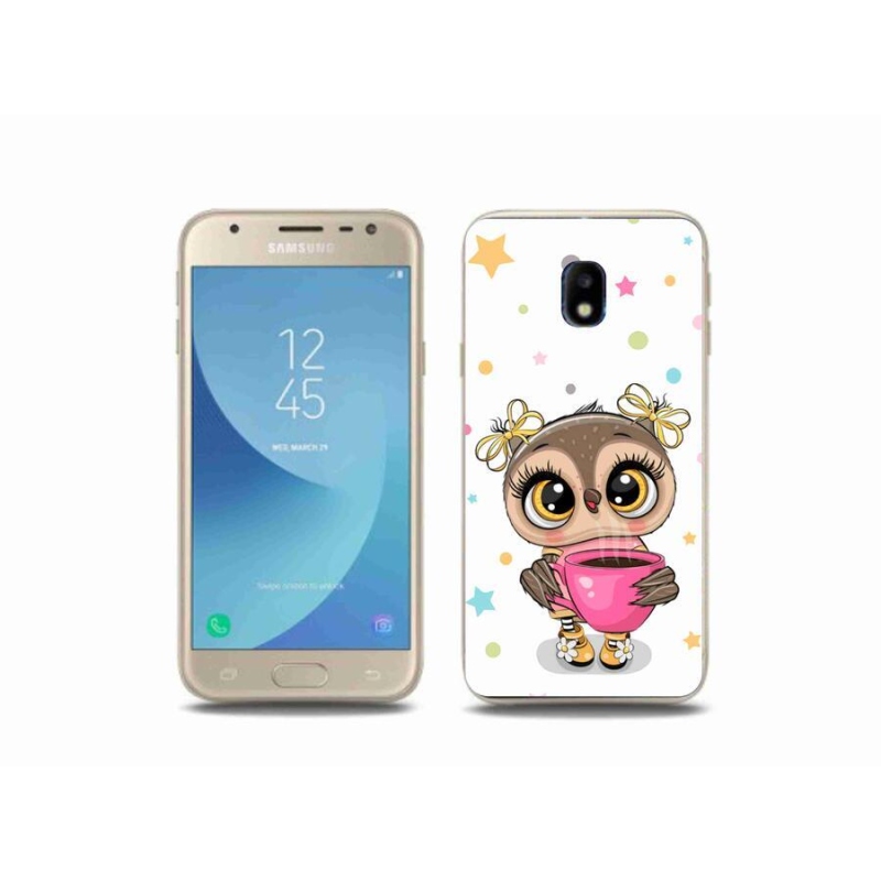 Gél borítás mmCase Samsung Galaxy J3 (2017) - rajzfilm bagolyhoz