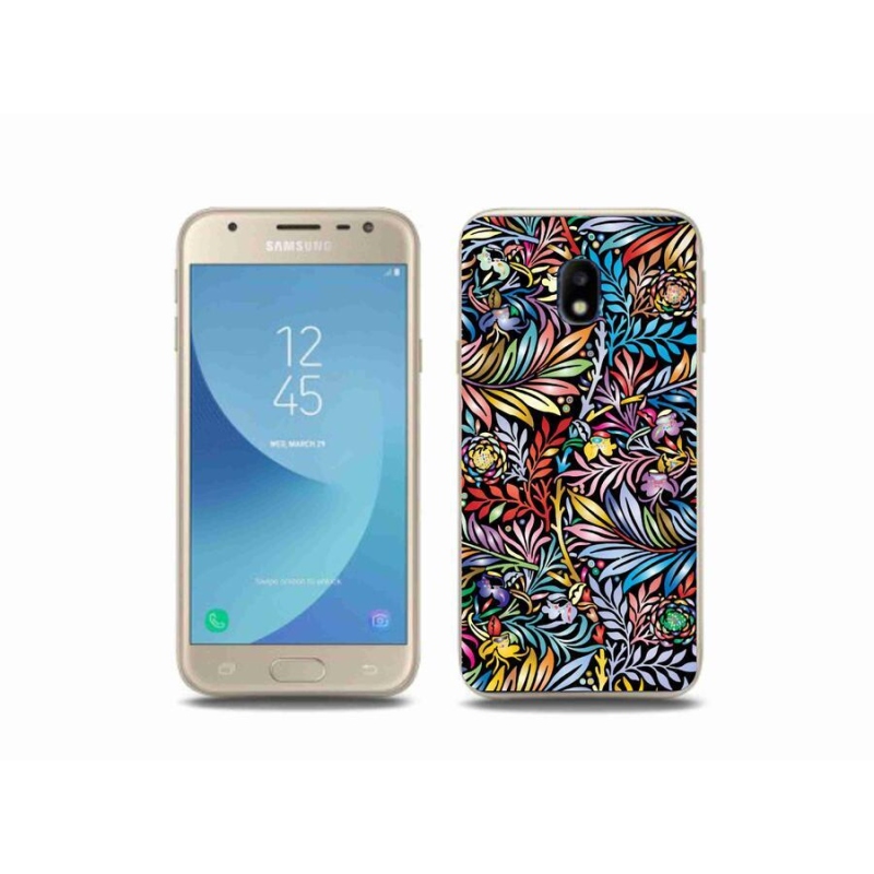 Gél borítás mmCase Samsung Galaxy J3 (2017) - virágok 5