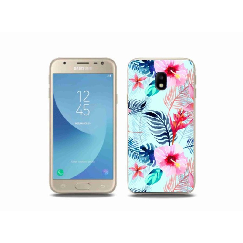 Gél borítás mmCase Samsung Galaxy J3 (2017) - virágok