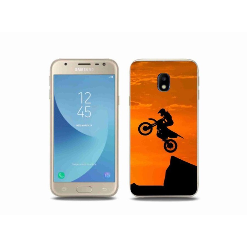 Zselés borítás mmCase Samsung Galaxy J3 (2017) - motocross