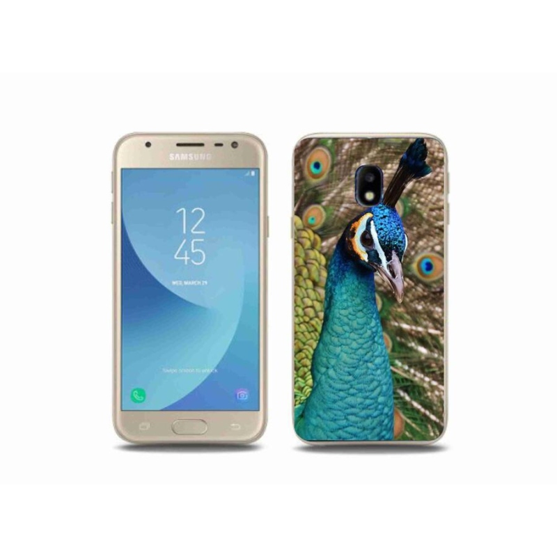 Zselés borítás mmCase Samsung Galaxy J3 (2017) - páva