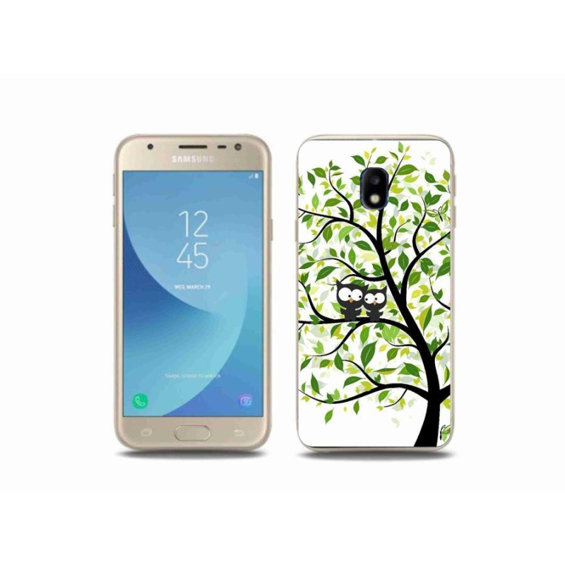 Gél borítás mmCase Samsung Galaxy J3 (2017) - baglyok a fán
