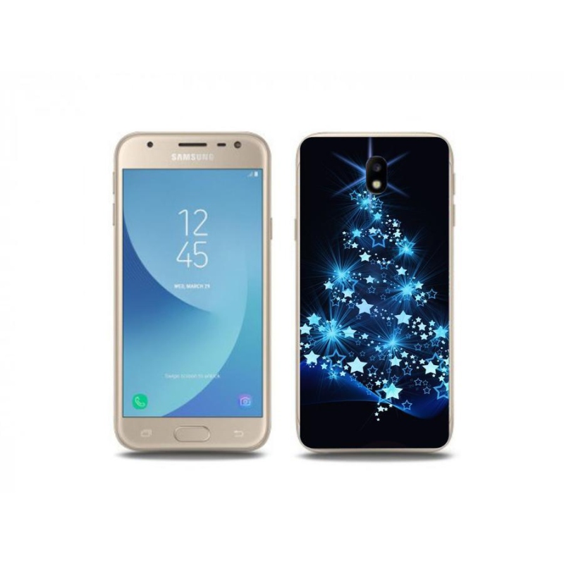 Gél borítás mmCase Samsung Galaxy J3 (2017) - karácsonyfa
