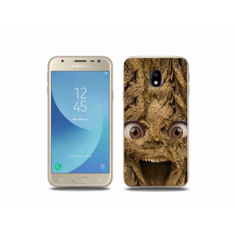 Gél borító mmCase Samsung Galaxy J3 (2017) - boldog fa szemekkel