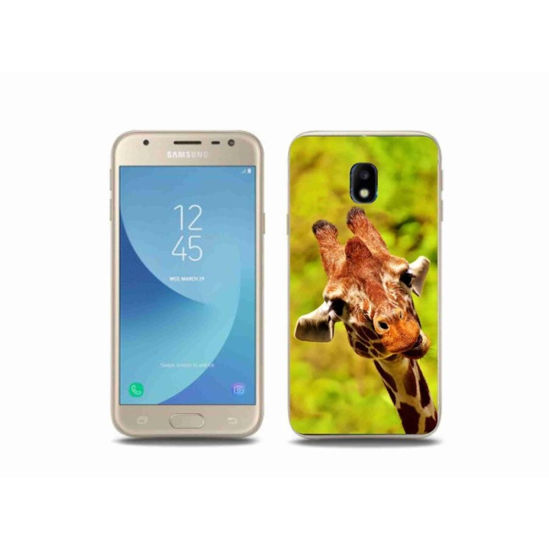 Zselés borítás mmCase Samsung Galaxy J3 (2017) - zsiráf